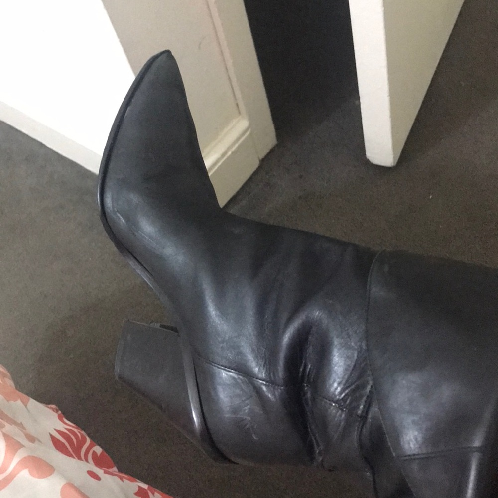 Sigerson Morrison black fold over boots